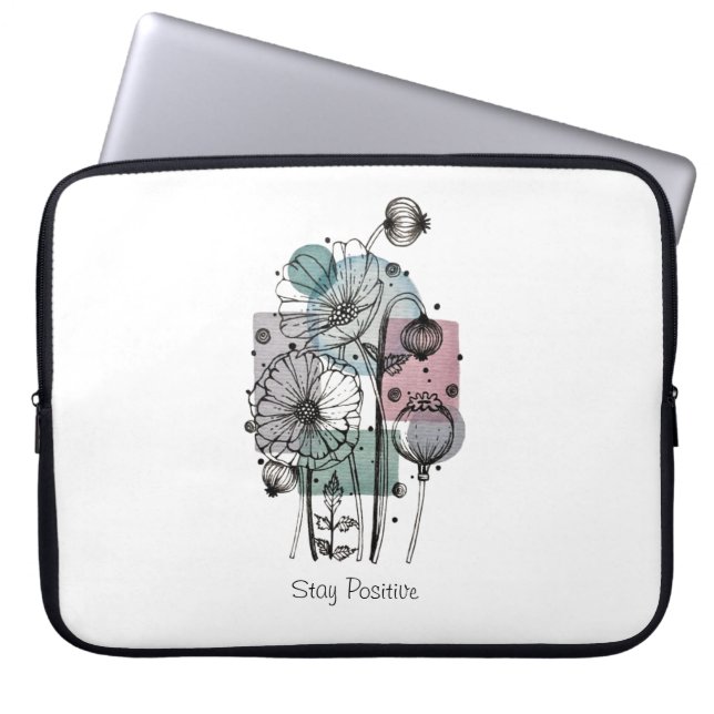 Capa Para Notebook Papagaios Em Tinta E Aquarela (Frente)