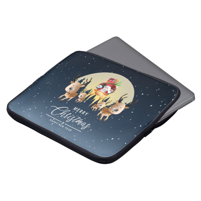 Capa Para Notebook Papai Noel está vindo | Bolsa de laptop de 15" (Frente Topo)