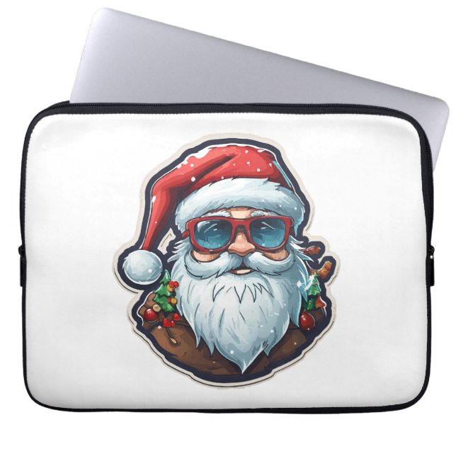 Capa Para Notebook Papais noeis de Natal (Frente)