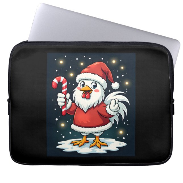 Capa Para Notebook Papais noeis Joy Chicken (Frente)