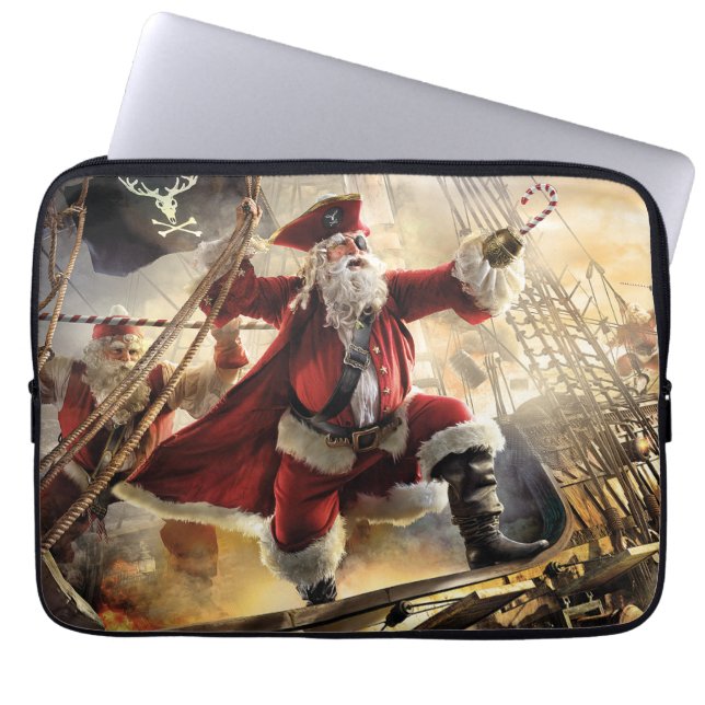 Capa Para Notebook Papais noeis piratas (Frente)