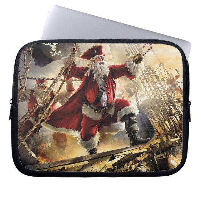 Capa Para Notebook Papais noeis piratas (Frente)