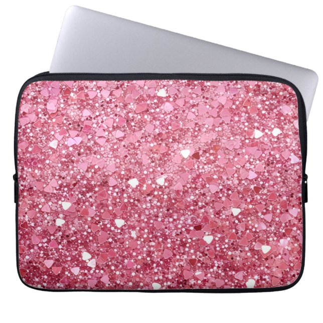 Capa Para Notebook Papel de embrulho brilhante rosa pastel (Frente)