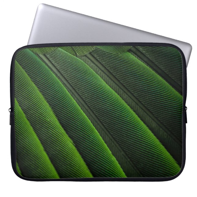 Capa Para Notebook Papel de parede 3D verde (Frente)