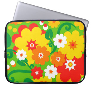 Capa Para Notebook Papel de parede de alimentação da Flor Engraçado