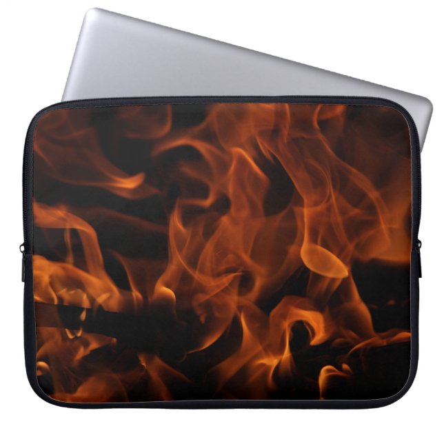 Capa Para Notebook Papel de parede de incêndio vermelho (Frente)