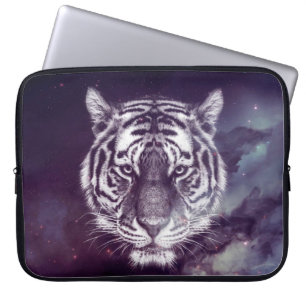 Capa Para Notebook Papel de parede de rosto do galáxio Tiger