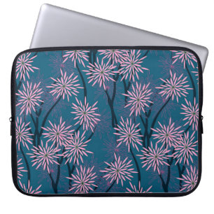 Capa Para Notebook Papel de parede: marinho asiático azul, rosa.