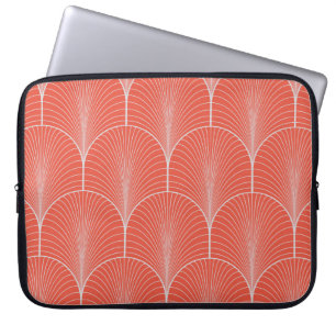 Capa Para Notebook Papel de parede sem costura vermelho e cinza