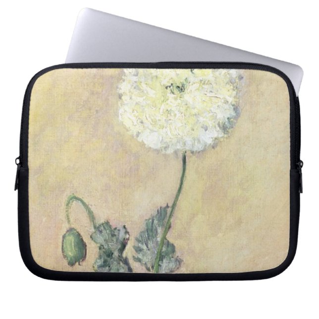 Capa Para Notebook Papoila branca de Claude Monet |, 1883 (Frente)