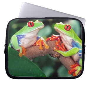Capa Para Notebook Par de Rãs-Arvore de Olhos Vermelhos, Agalychinis