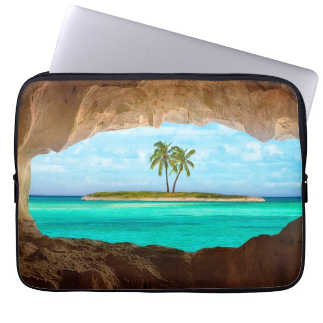 Capa Para Notebook Paraíso no caribe (Frente)