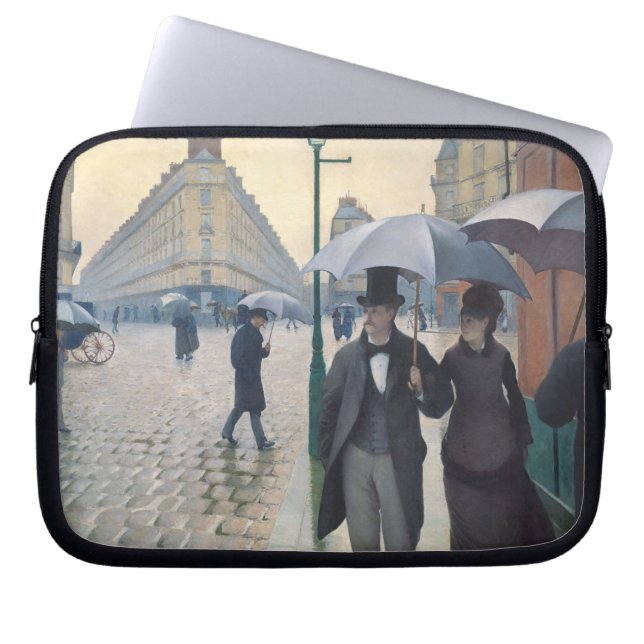 Capa Para Notebook Paris de pintura impressionista francesa um o dia (Frente)