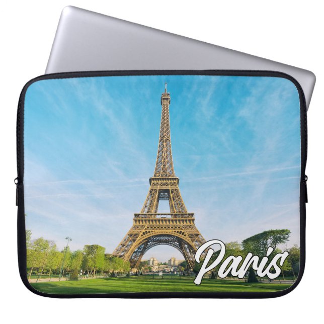 Capa Para Notebook Paris, França | Torre Eiffel (Frente)