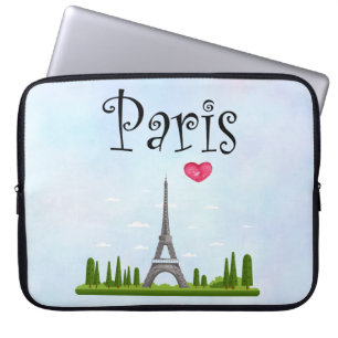 Capa Para Notebook Paris francesa com Torre Eiffel