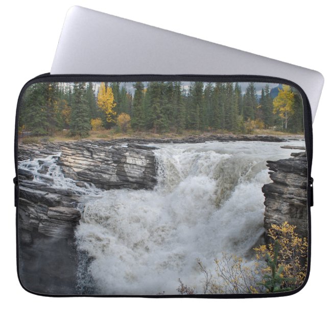 Capa Para Notebook Parque Nacional Canadense, Athabasca Falls (Frente)