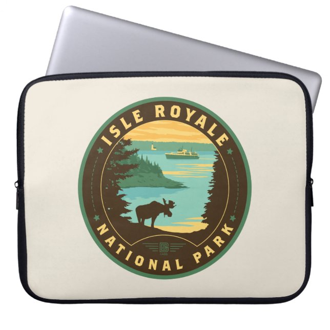 Capa Para Notebook Parque Nacional Isle Royale (Frente)