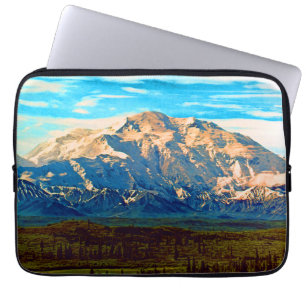 Capa Para Notebook Parque nacional Vintage EUA Alasca Mt Mckinley