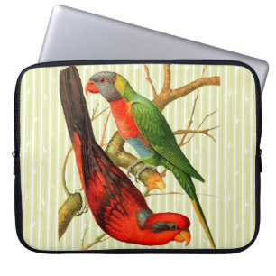 Capa Para Notebook Parques Vermelhos e Verdes Vintage em Segundo Plan