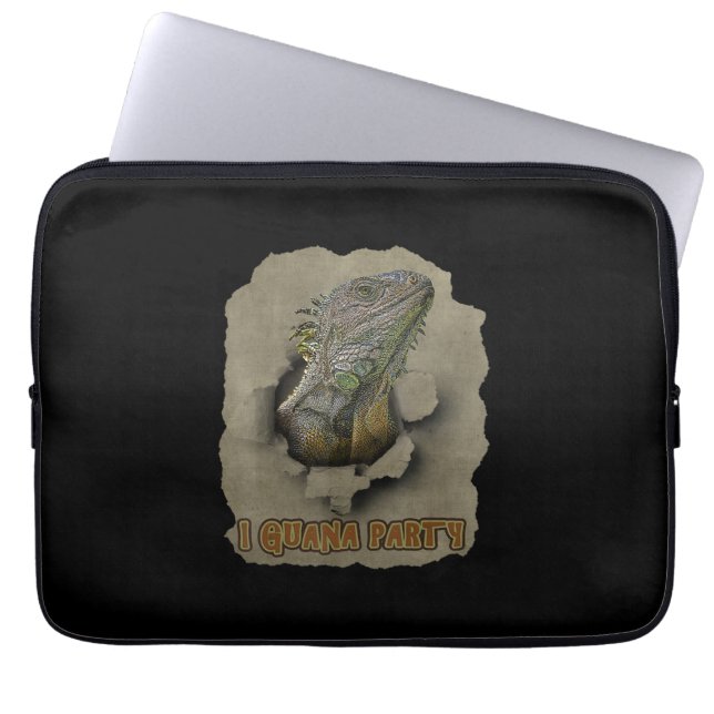 Capa Para Notebook Partido Iguana, Engraçado Eu Quero Festa, Partido  (Frente)