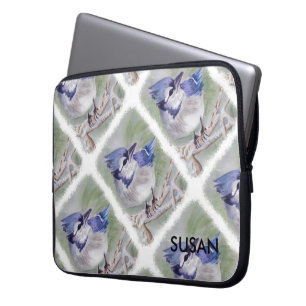 CAPA PARA NOTEBOOK PÁSSARO AZUL DO PARAÍSO