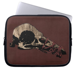 Capa Para Notebook Pássaro Crânio