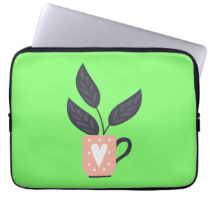 Capa Para Notebook Pastel de plantas modernas simples