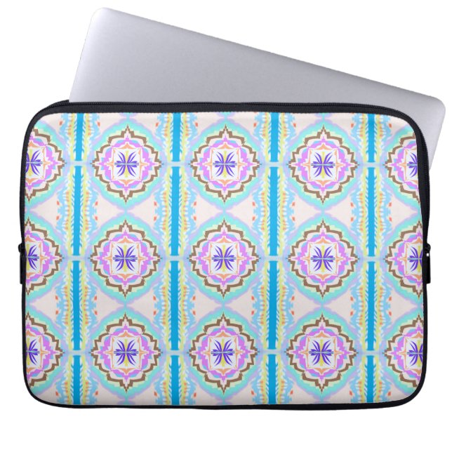 Capa Para Notebook Pastel Dream Boho Geometric Kaleidoscope (Frente)