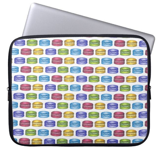 Capa Para Notebook Pastel French Macaron Cookery Bakery Chef (Frente)