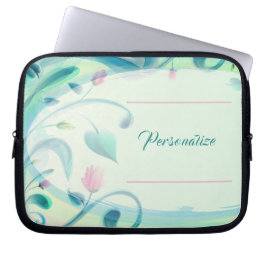 Capa Para Notebook Pastel Watercolor Flowers Personalizar Laptop