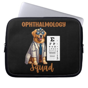 Capa Para Notebook Patas e Visão Esquadrão de Oftalmologia Animal