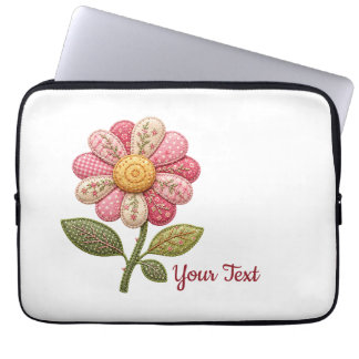 Capa Para Notebook Patchwork Blume im Landhausstil