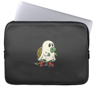 Capa Para Notebook Patins de Rodas Tartaruga Fantasma Design de Hallo