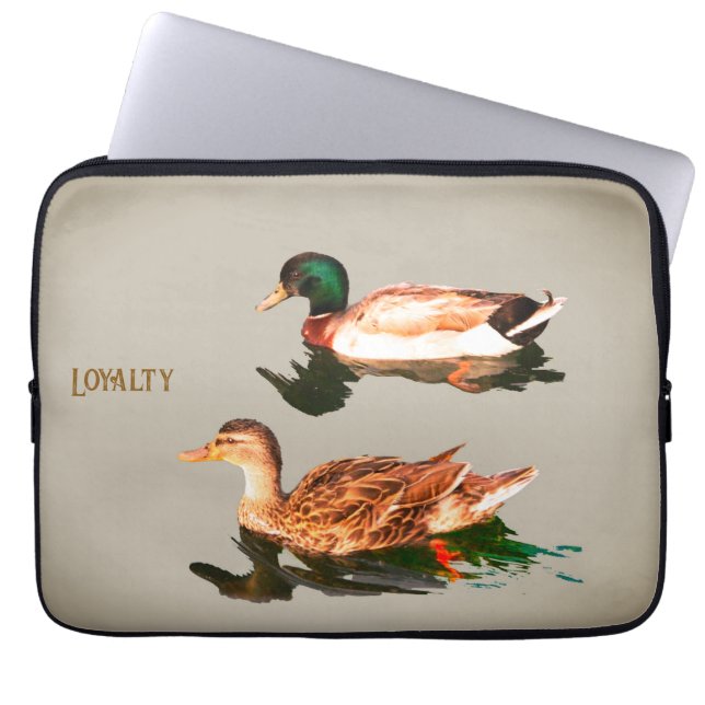 Capa Para Notebook Patos malandros. Lealdade (Frente)