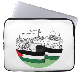 Capa Para Notebook Patrimônio Palestiniano e Esperança: Voltaremos