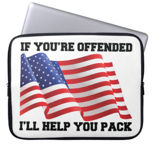 Capa Para Notebook Patriota Americano