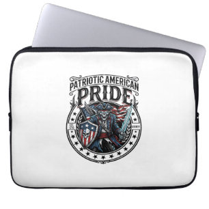 Capa Para Notebook Patriótico Fantasma Patriota Horror Monstro Patrio