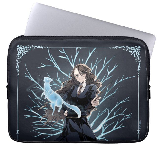 Capa Para Notebook Patronus do Anime Hermione Granger (Frente)