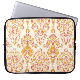 Capa Para Notebook Patten floral de safena. Clássico Barroco