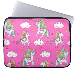 Capa Para Notebook Patterno Funny Unicorn Cute