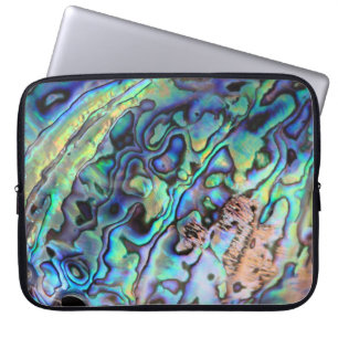 Capa Para Notebook Paua abalone belo manga de neopreno de conchas