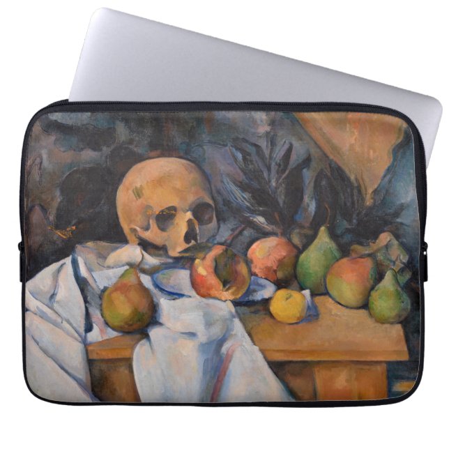 Capa Para Notebook Paul Cezanne - A Vida Estática com o Crânio (Frente)