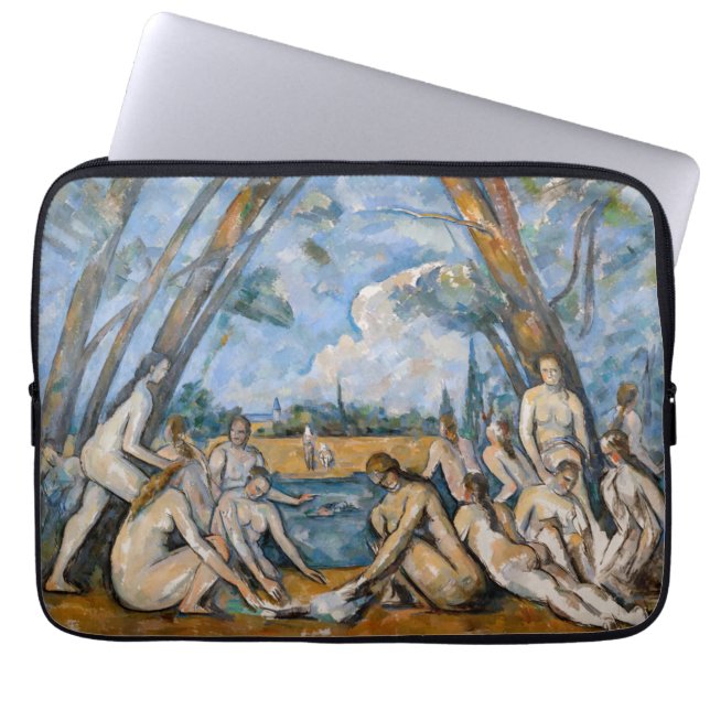 Capa Para Notebook Paul Cezanne - Os Grandes Banhistas (Frente)