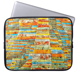 Capa Para Notebook Paul Klee art: Autoestrada e autoestradas