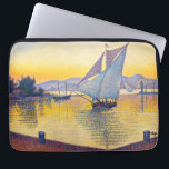 Capa Para Notebook Paul Signac - A Porta do Sunset, Opus 236<br><div class="desc">The Port at Sunset,  Opus 236 (Santo-Tropez) / Le Port au soleil couchant,  Opus 236 (Santo-Tropez) - Paul Signac,  Oil on Canvas,  1892</div>