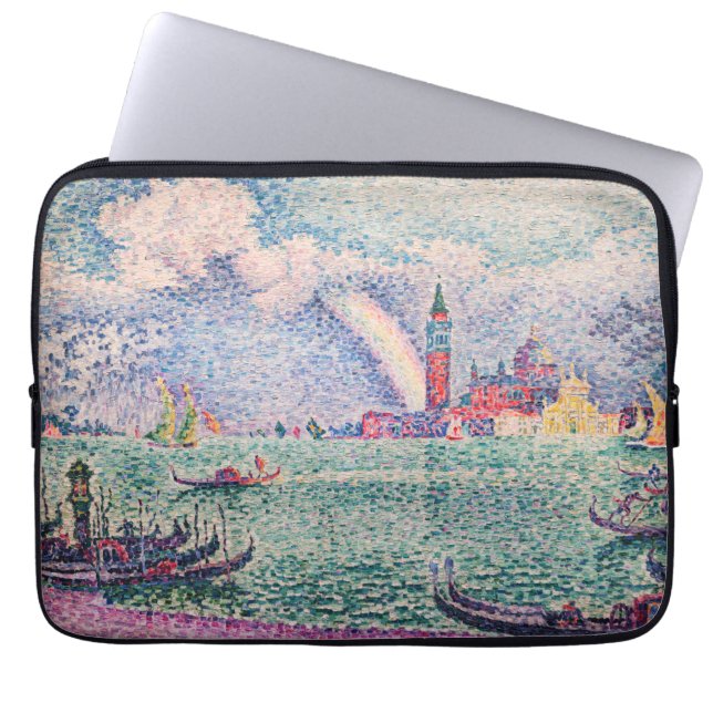 Capa Para Notebook Paul Signac - Arco-Íris, Veneza (Frente)