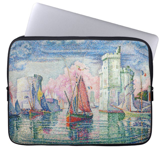 Capa Para Notebook Paul Signac - Entrada de La Rochelle Harbor (Frente)