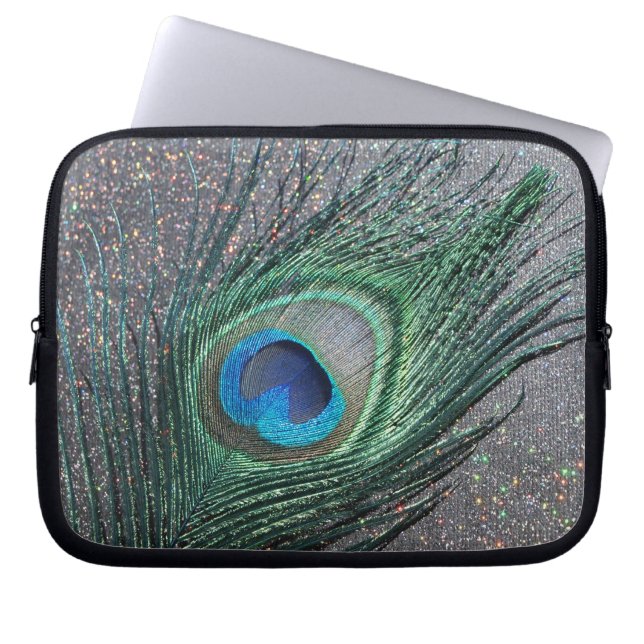Capa Para Notebook Pavão Negro Esparvo Pavão Vida Estática (Frente)