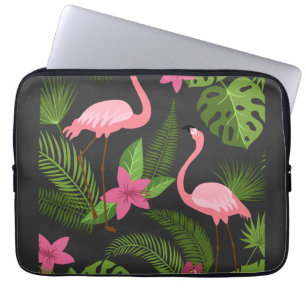 Capa Para Notebook Pavão-Pink Padrão com Flor