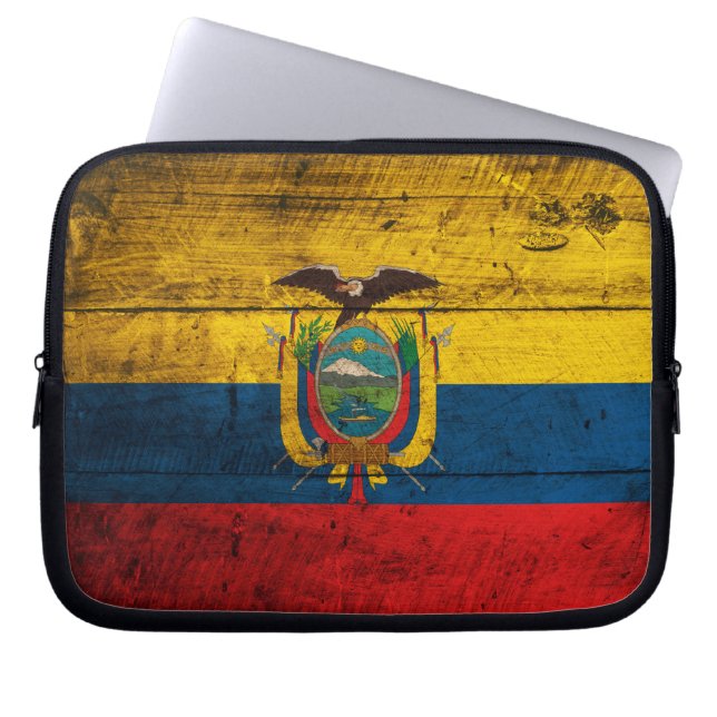 Capa Para Notebook Pavilhão antigo Wooden Equador (Frente)